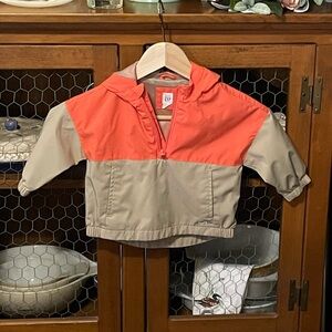 GAP Kids Raincoat - Red and Tan
